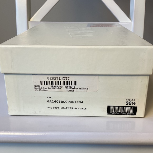 NWB Jean Paul Gaultier Embossed Leather Snake Heels Nude Platform Sandals 36.5 - Picture 16 of 16